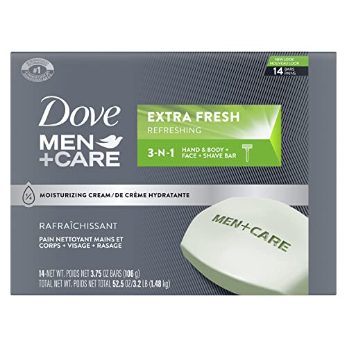 Dove Men+Care Bar 3 in 1 Cleanser for Body, Face, and Shaving to Clean and Hy...