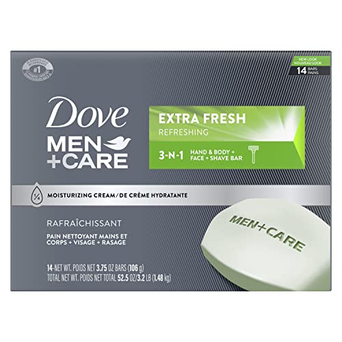Dove Men+Care Bar 3 in 1 Cleanser for Body, Face, and Shaving to Clean and Hy...