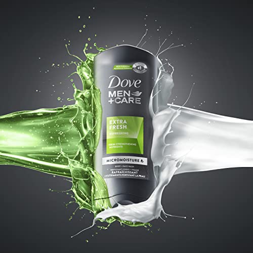 Dove Men+Care Body Wash for Men's Skin Care Extra Fresh Effectively Washes Aw...