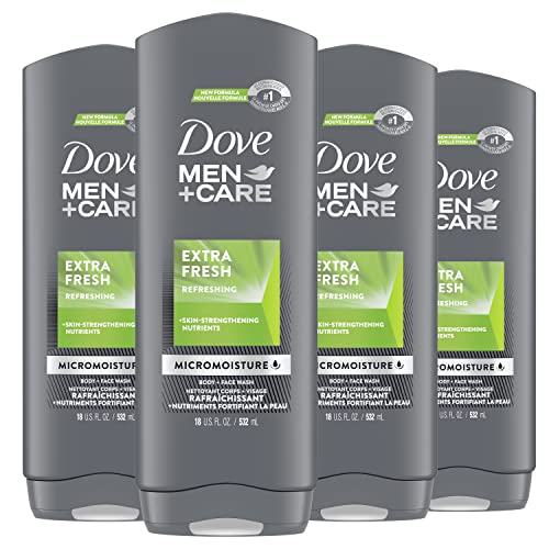 Dove Men+Care Body Wash for Men's Skin Care Extra Fresh Effectively Washes Aw...