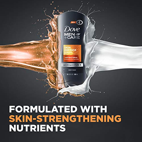 Dove Men+Care Body Wash For Smooth and Hydrated Skin Care Skin Defense Effect...