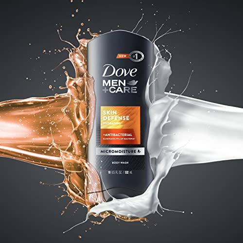 Dove Men+Care Body Wash For Smooth and Hydrated Skin Care Skin Defense Effect...