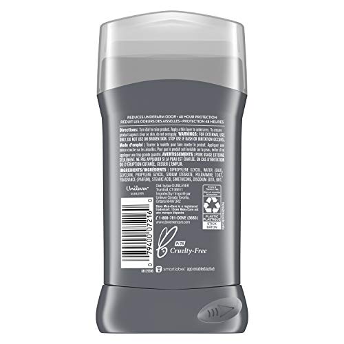 Dove Men+Care Deodorant Stick Aluminum-free formula with 48-Hour Protection C...
