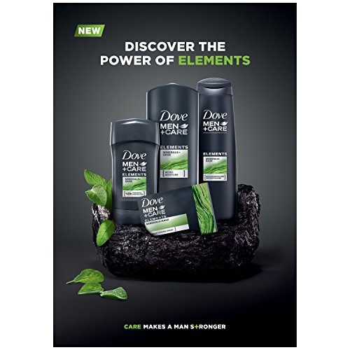 Dove Men+Care Elements Body Wash Mineral+Sage 18 oz Effectively Washes Away B...