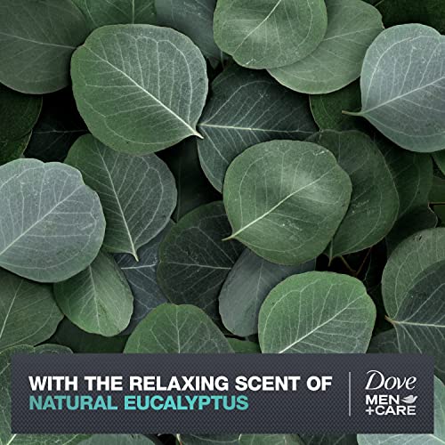 Dove Men+Care Mens Body Wash Dry Skin Body Wash with Micromoisture, Blue Euca...