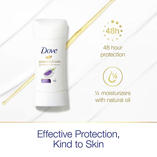 Dove Advanced Care Antiperspirant Deodorant Stick for Women, Lavender Fresh, ...