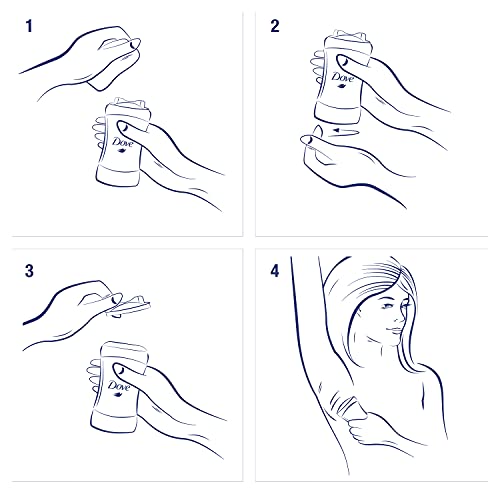 Dove Advanced Care Invisible Antiperspirant Deodorant Stick No White Marks on...