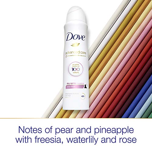 Dove Advanced Care Invisible Dry Spray Antiperspirant Deodorant No White Mark...