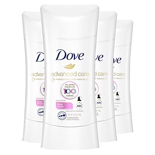 Dove Antiperspirant Deodorant Stick No White Marks on 100 Colors Clear Finish...