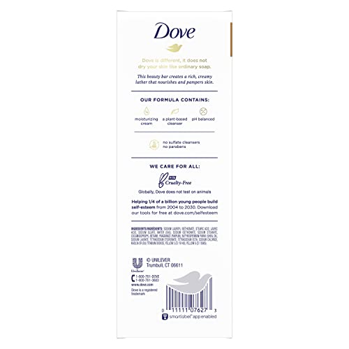 Dove Beauty Bar Gentle Skin Cleanser Moisturizing for Gentle Soft Skin Care S...