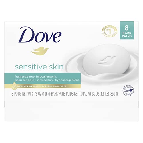 Dove Beauty Bar More Moisturizing Than Bar Soap for Softer Skin, Fragrance Fr...