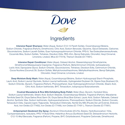 Dove Beauty Essentials Bath and Body Gift Set Perfect Bath Gift Set for Him o...