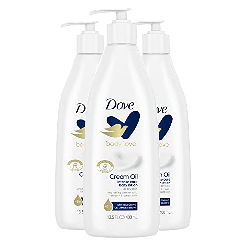 Dove Body Love Moisturizing Lotion for Rough or Dry Skin Intense Care Softens...