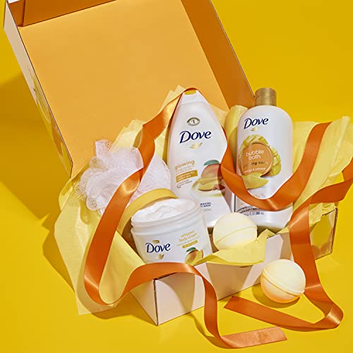 Dove Mango & Almond Bath and Body Gift Set Gifts for Women, Moms, Great Spa S...