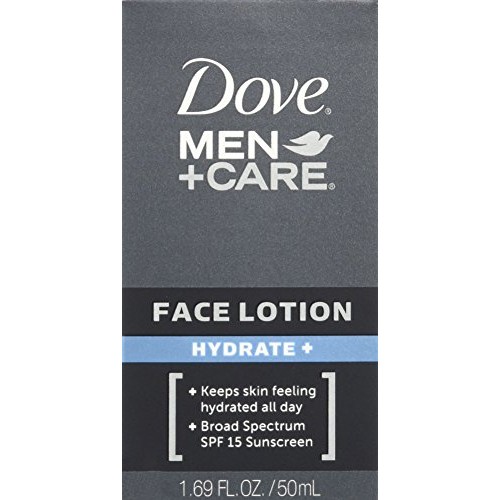 Dove Men + Care Face Lotion Hydrate + 1.69 OZ - Buy Packs and SAVE (Pack of 3)
