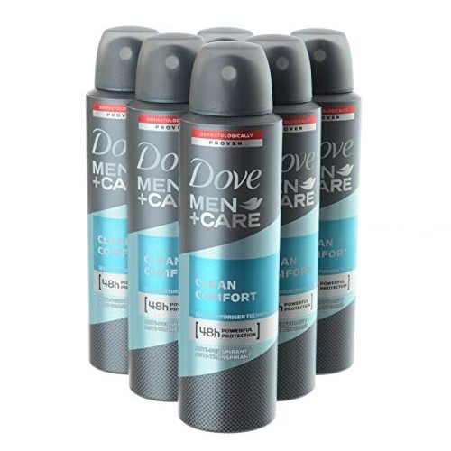 Dove Men Deodorant, Clean Comfort Scent, 48 Hour Powerful Protection Anti Per...