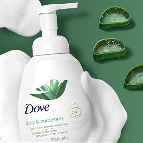 Dove Nourishing Foaming Hand Wash For Clean and Softer Hands Aloe and Eucalyp...