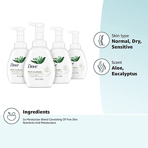 Dove Nourishing Foaming Hand Wash For Clean and Softer Hands Aloe and Eucalyp...