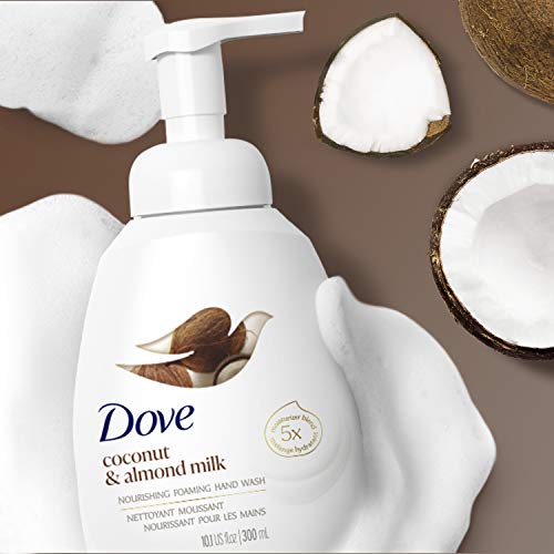 Dove Nourishing Foaming Hand Wash For Clean and Softer Hands Coconut and Almo...