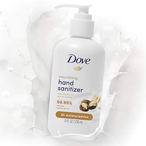 Dove Nourishing Hand Sanitizer 99.99% Effective Against Germs Shea Butter and...