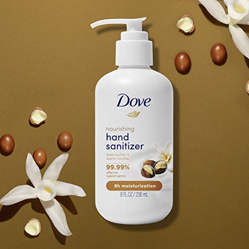 Dove Nourishing Hand Sanitizer 99.99% Effective Against Germs Shea Butter and...