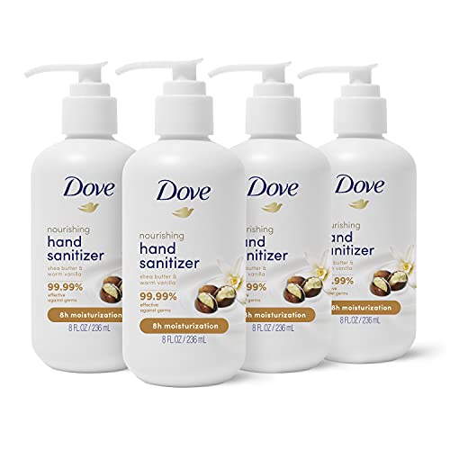 Dove Nourishing Hand Sanitizer 99.99% Effective Against Germs Shea Butter and...