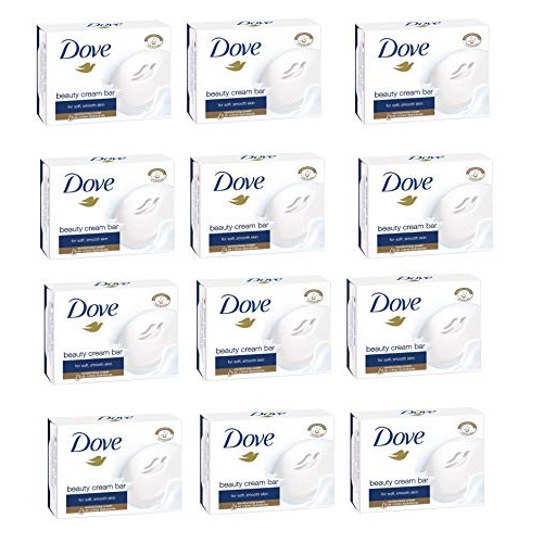 Dove Original Beauty Cream Bar White Soap 100 G / 3.5 Oz Bars (Pack of 12) by...