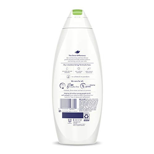 Dove Refreshing Body Wash Revitalizes and Refreshes Skin Cucumber and Green T...