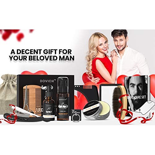 12 In 1 Beard Kit for Men, Christmas Gifts for Men, Beard Growth Kit, Beard G...