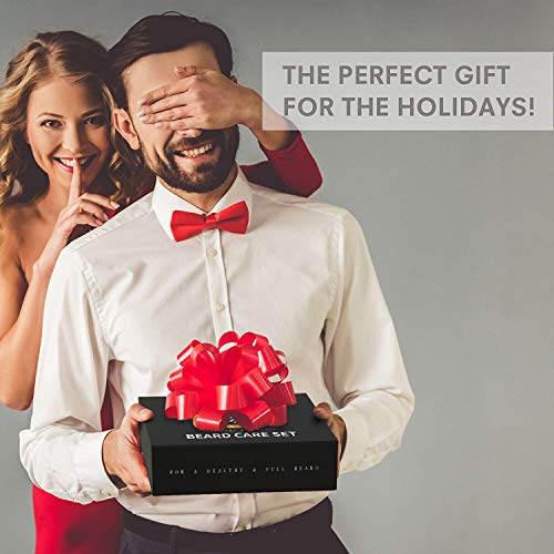 12 In 1 Beard Kit for Men, Christmas Gifts for Men, Beard Growth Kit, Beard G...