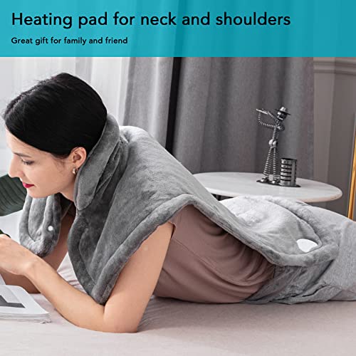 Dowin Heating Pad for Neck and Shoulders, Fast Heating Pads with Auto Shut Of...