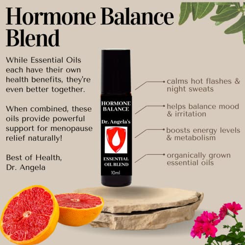 Dr. A's Hormone Balance Essential Oil Blend | 100% Therapeutic Grade | Hot Fl...