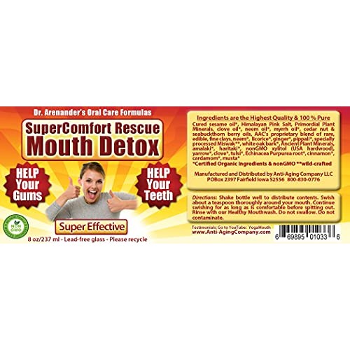 Gum Disease Help! Gum Recession Help! Organic Mouth Detox & Oil Pulling - Ayu...