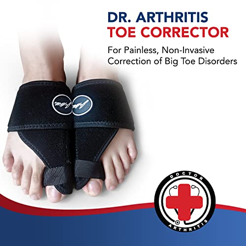 Toe Straightener Foot Brace - Adjustable Foot Wrap and Big Toe Brace to Corre...