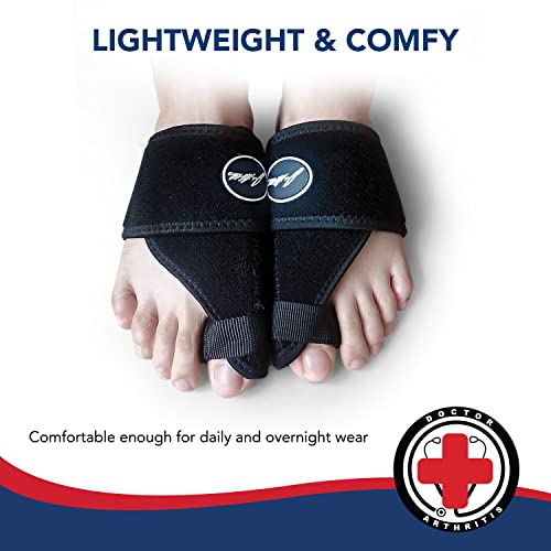 Toe Straightener Foot Brace - Adjustable Foot Wrap and Big Toe Brace to Corre...