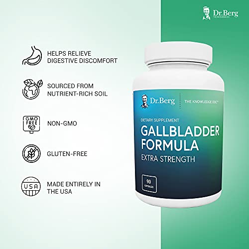 Dr. Berg’s Gallbladder Formula Extra Strength - Liver Support Health Suppleme...