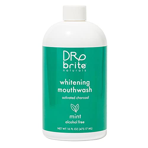 Dr. Brite Natural Whitening Mouthwash, Alcohol-Free, Doctor Formulated to Pre...