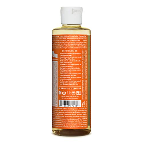 Dr. Bronner’s - Pure-Castile Liquid Soap (Tea Tree, 8 ounce) - Made with Orga...