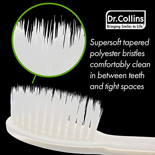 Dr. Collins Perio Toothbrush, (colors vary) (Pack of 3)