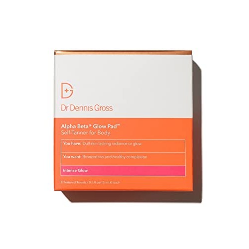 Dr. Dennis Gross Alpha Beta Glow Pad Intense Glow for Face: for Dull Skin Lac...