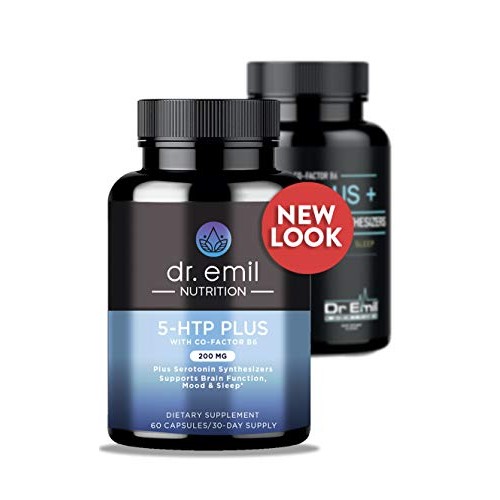 Dr. Emil Nutrition 200 MG 5-HTP Plus Formula for Mood, Stress, and Sleep Supp...