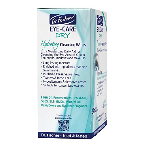 Dr. Fischer Daily hygienic & hydrating eyelid wipes- Complementary aid for dr...