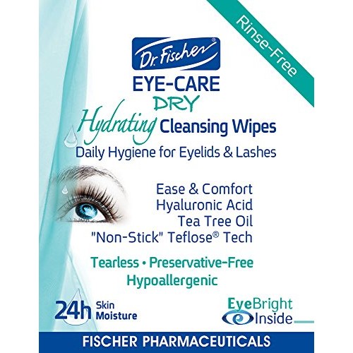 Dr. Fischer Daily hygienic & hydrating eyelid wipes- Complementary aid for dr...