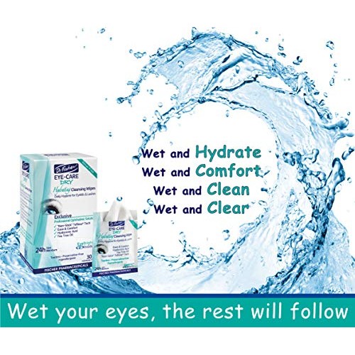 Dr. Fischer Daily hygienic & hydrating eyelid wipes- Complementary aid for dr...