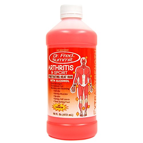 Dr Fred Summit Arthritis & Sport Rubbing Alcohol, Penetrating Heat Rub