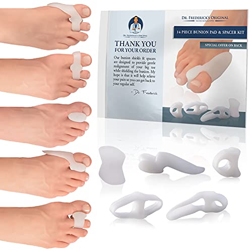 DFO Bunion Kit for Bunion Relief - 14 Pcs - Bunion Corrector for Women & Men ...