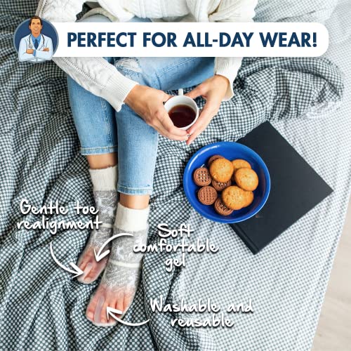 Dr. Frederick’s Original Flared Gel Toe Separators - 6 Pieces - Toe Spacers -...