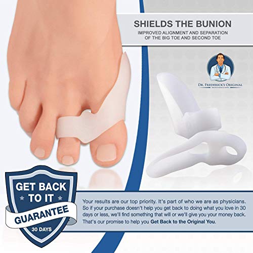 Dr. Frederick's Original 2 Piece Sport Bunion Pad & Toe Spacer Set - 1 Pair S...