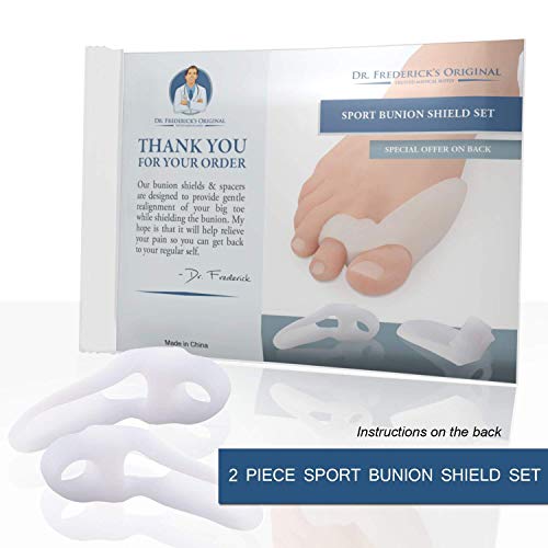 Dr. Frederick's Original 2 Piece Sport Bunion Pad & Toe Spacer Set - 1 Pair S...
