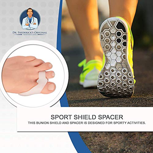 Dr. Frederick's Original 2 Piece Sport Bunion Pad & Toe Spacer Set - 1 Pair S...